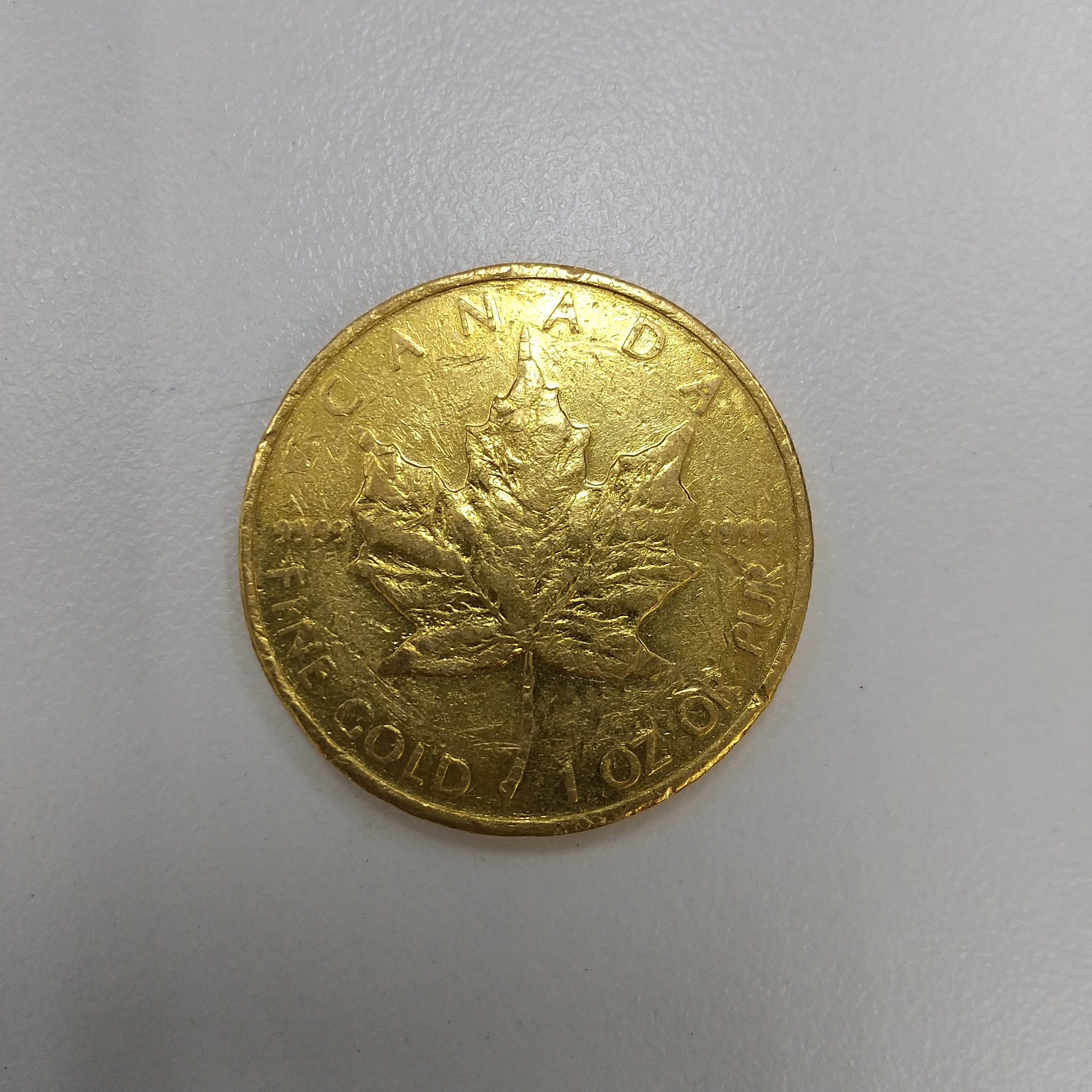 k24カナダメイプルリーフ金貨をお買取り致しました。