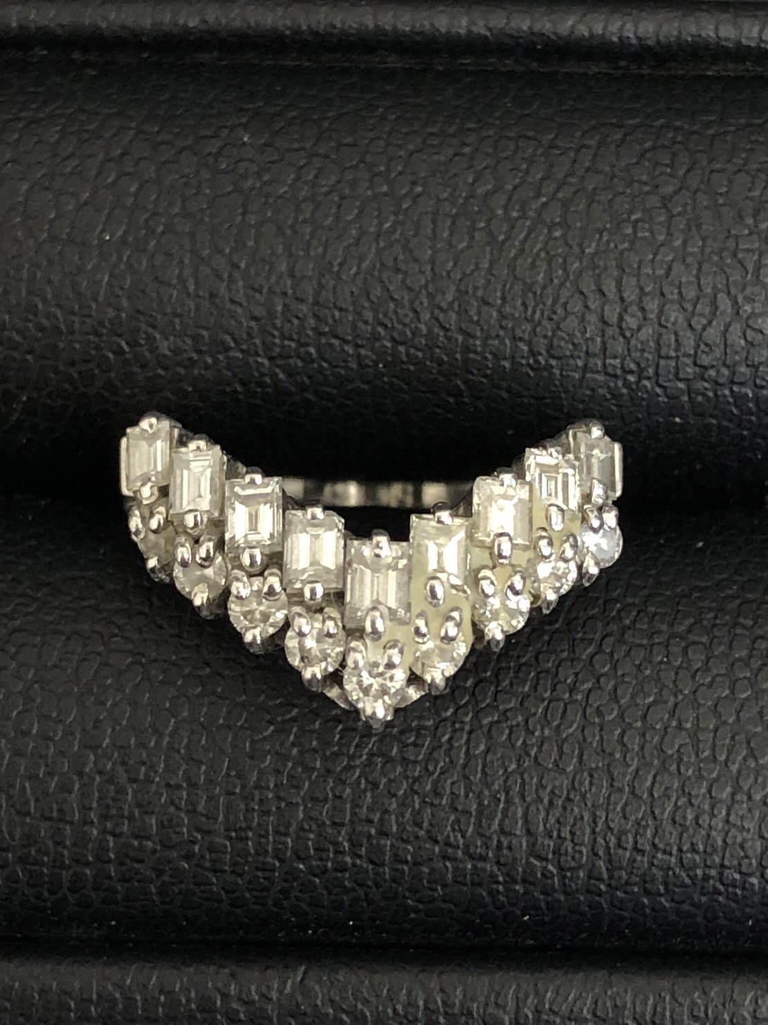 Pt900　メレダイヤモンドリングをお買取り致しました！