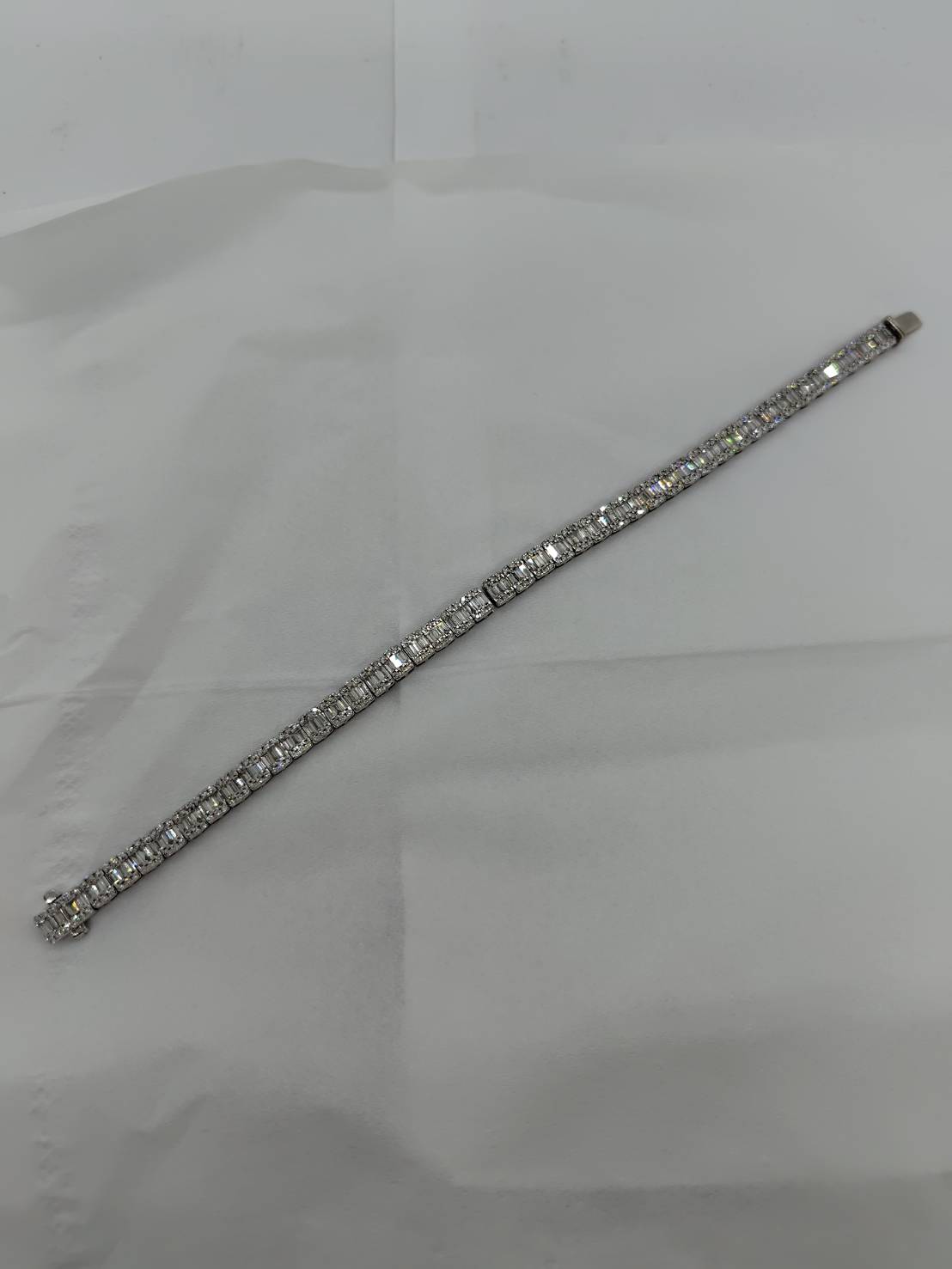 K18WG ダイヤブレスレットをお買取り致しました！