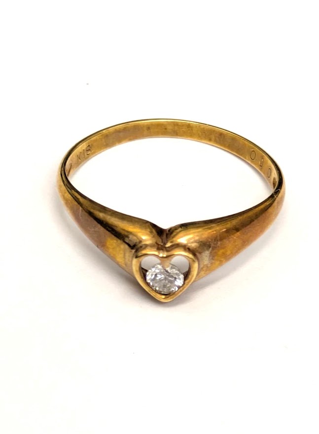 k18ダイヤリングをお買取り致しました。