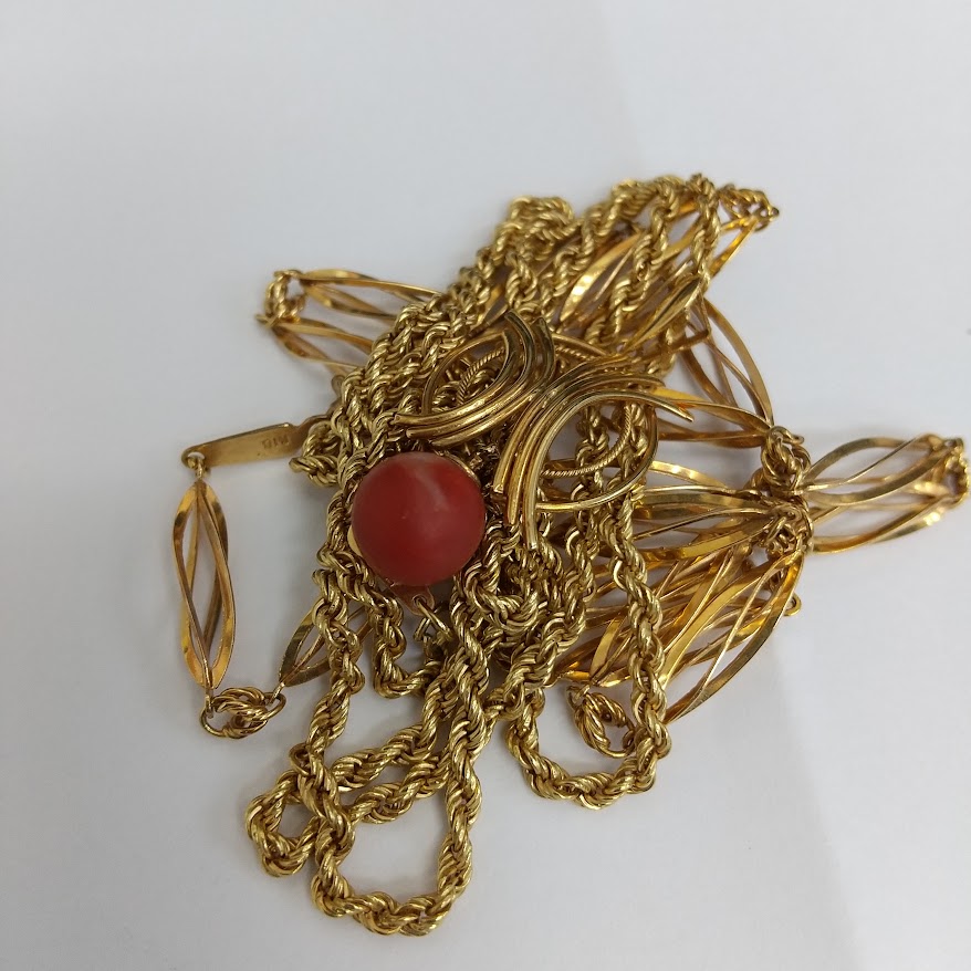 k18ネックレスをお買取り致しました。