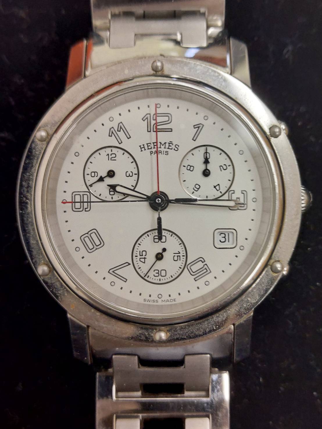 エルメス クリッパークロノ CL1.190 腕時計をお買取り致しました！