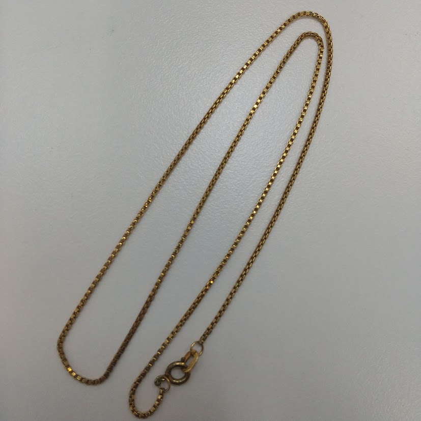 K18のネックレスをお買取り致しました！