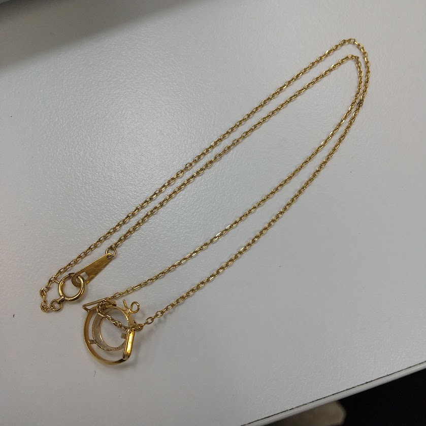 K18のネックレスをお買取り致しました!