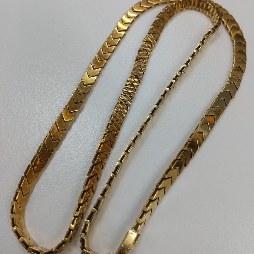 K18のネックレスをお買取り致しました!