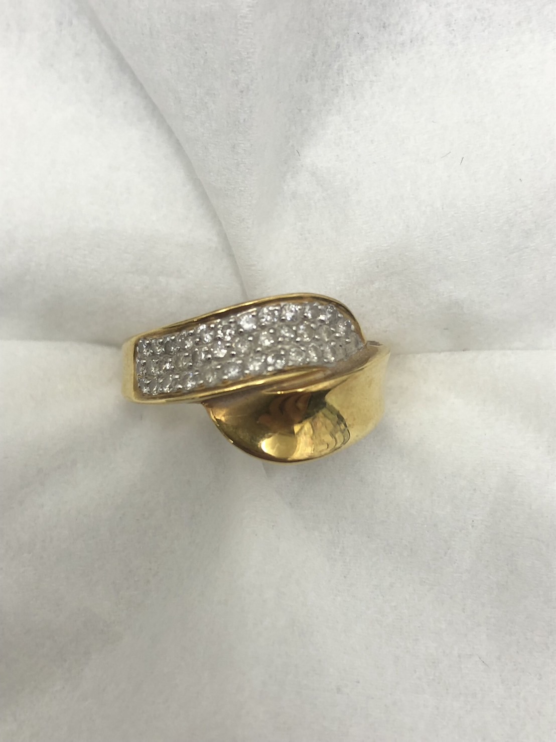 K18 メレダイヤモンドのリングをお買取り致しました！