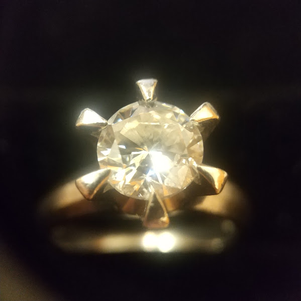 pt900の一粒ダイヤリングをお買取り致しました！