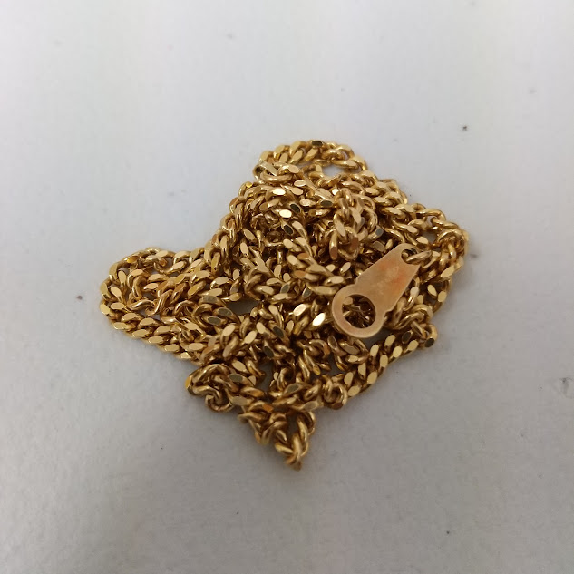 K18のネックレスをお買取り致しました！