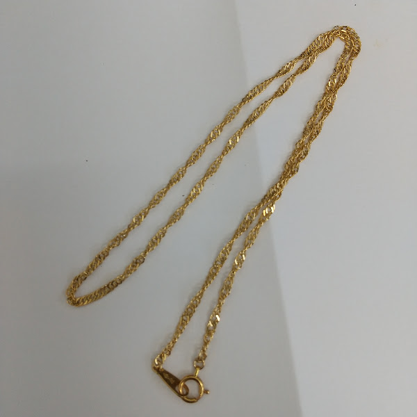 K18のネックレスをお買取り致しました！