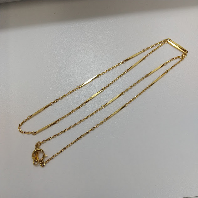 K18のネックレスをお買取り致しました！