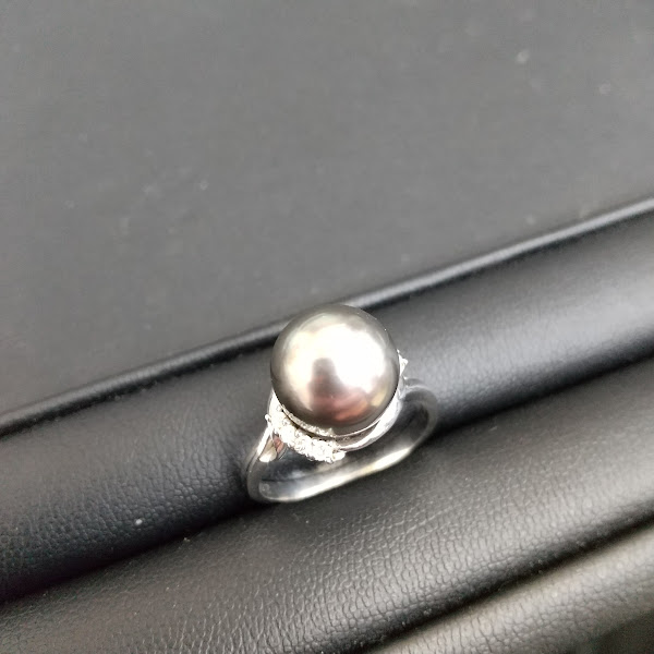 Pt900ダイヤ付きパールリングをお買取り致しました！