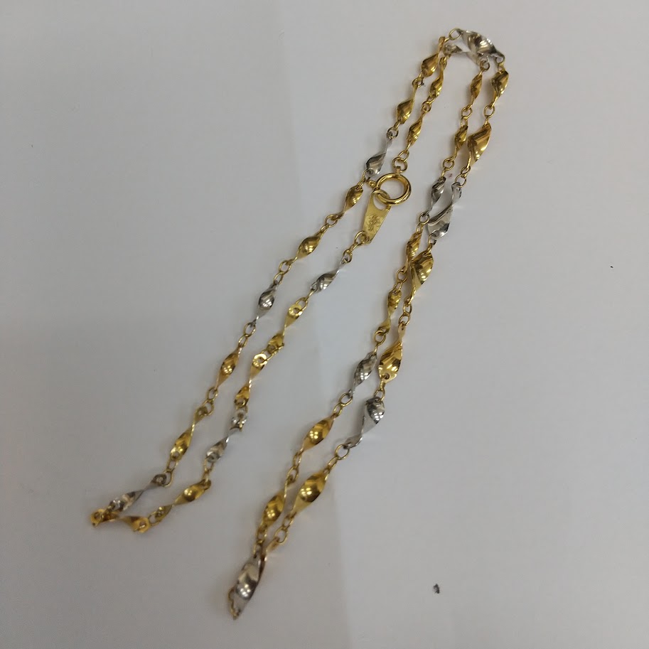 K18とPt850のコンビネックレスをお買取り致しました!