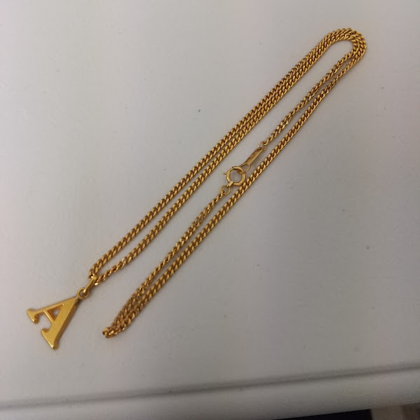 K18のネックレスをお買取り致しました！