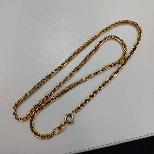 K18のネックレスをお買取り致しました！