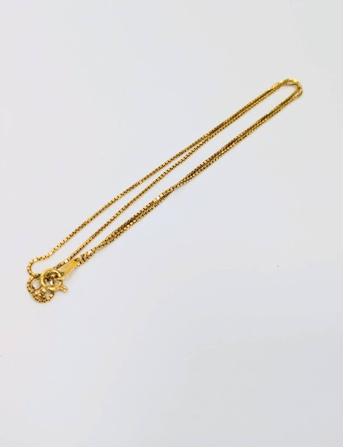 K18のネックレスをお買取り致しました！