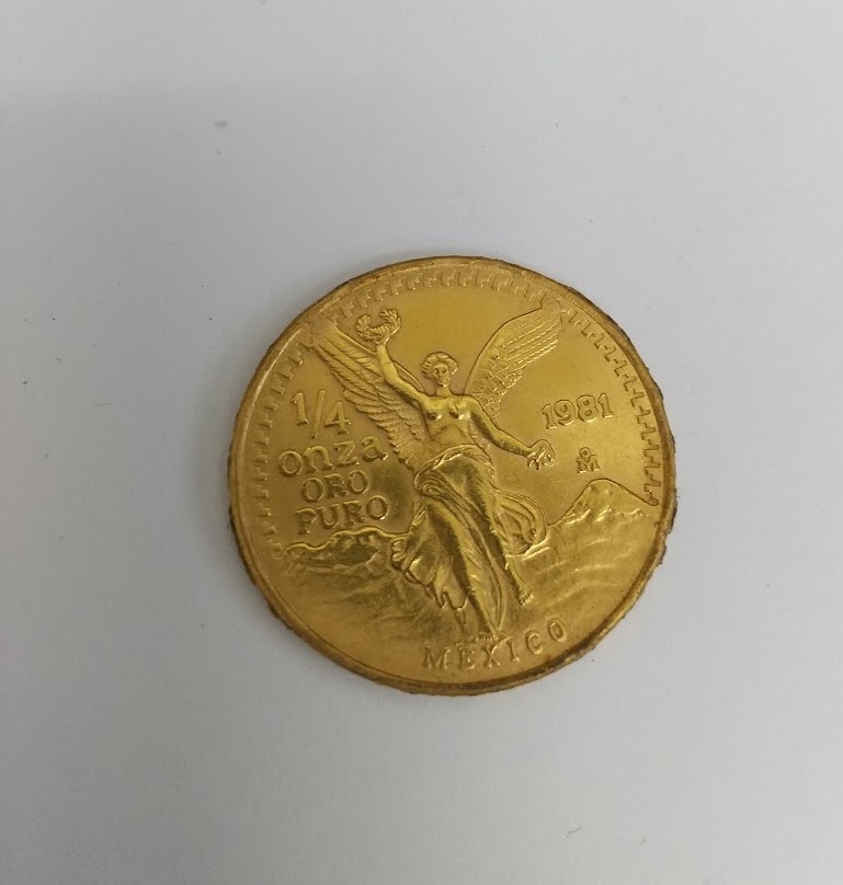 K21.6のメキシココイン、金貨をお買取り致しました。
