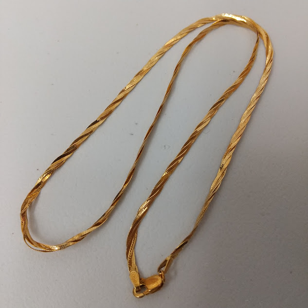 K18のネックレスをお買取り致しました！