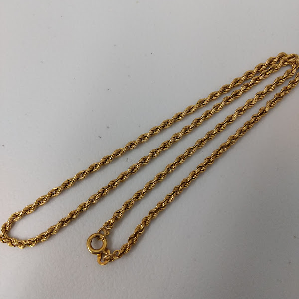 K18のネックレスをお買取り致しました！